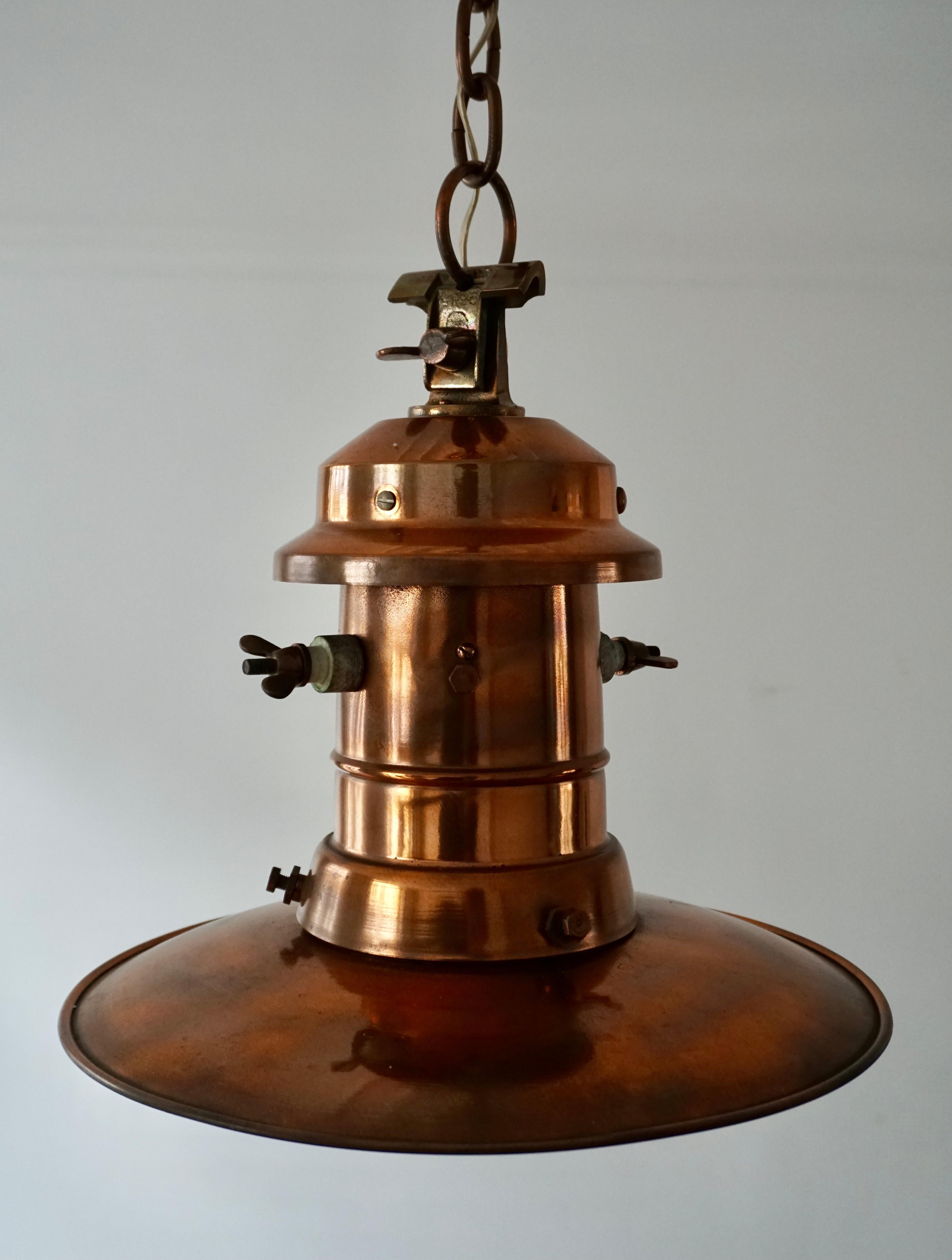 Beautiful antique street gas lantern converted to electric. 

It does not matter whether you are decorating an Art Deco, a Mid-Century Modern or a contemporary home or office, if you have the right space for it then this stunning, timeless and