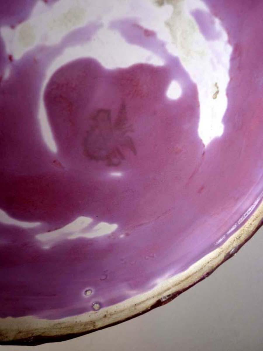 italien Début 1900 par Christopher Dresser SCI Laveno Secessionist Ceramic Cachepot Vase en vente