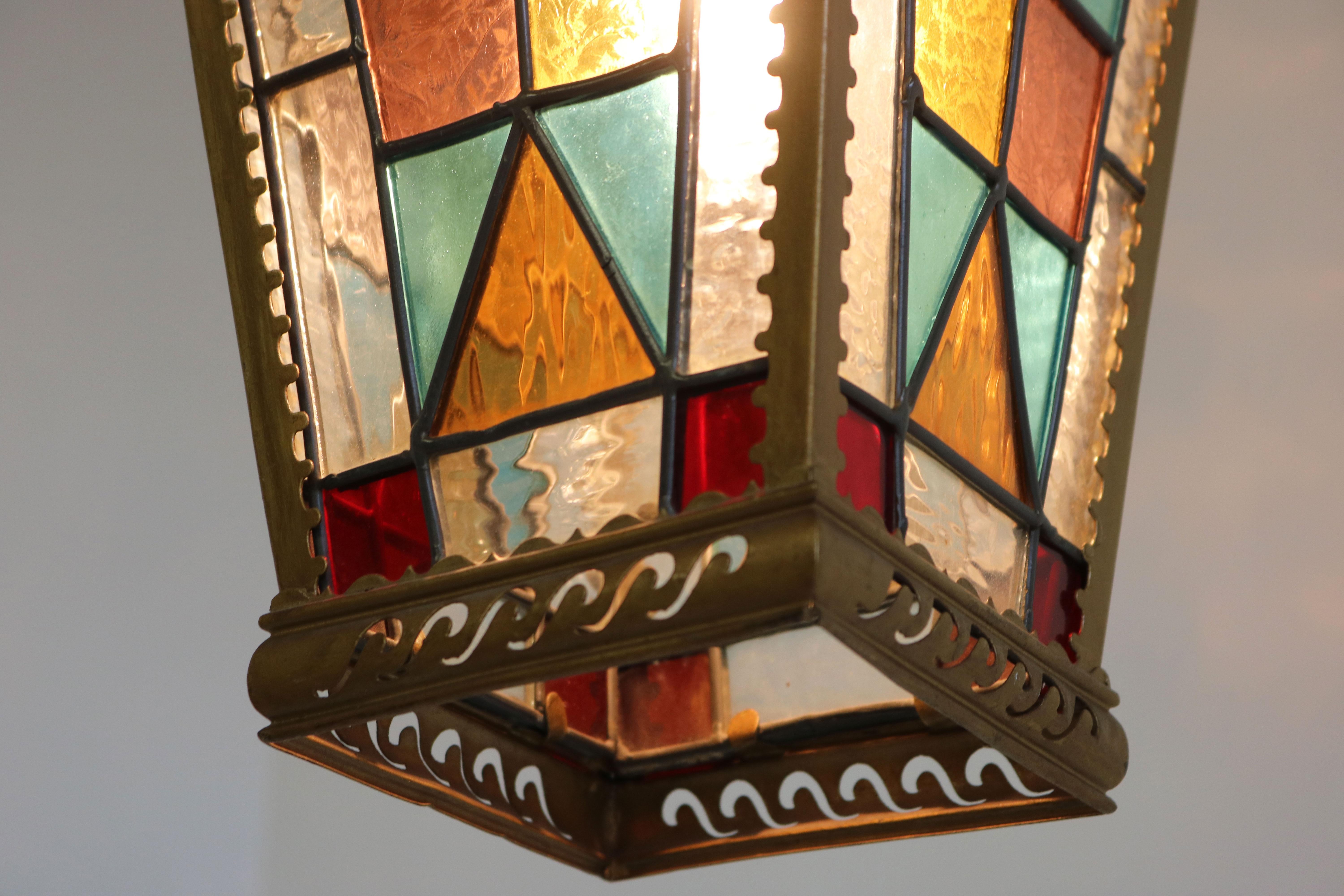 stained glass lights
