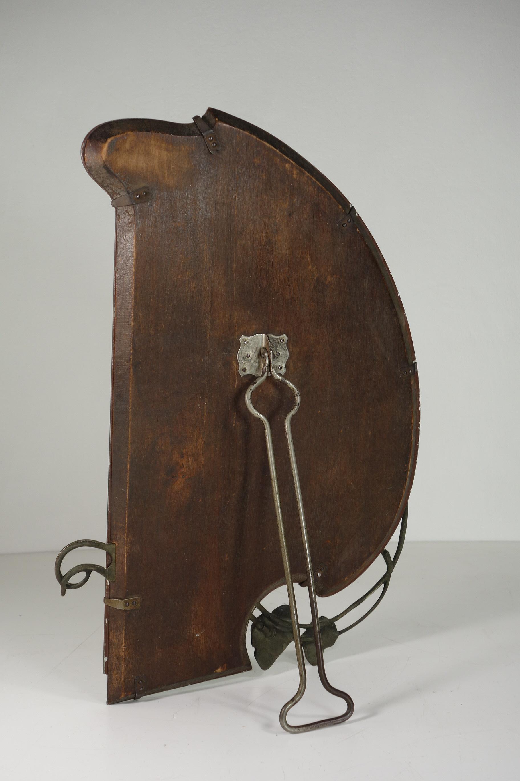 Début 1900 Luigi Fontana Fontana Arte Art Nouveau Miroir de table Bon état - En vente à Brescia, IT