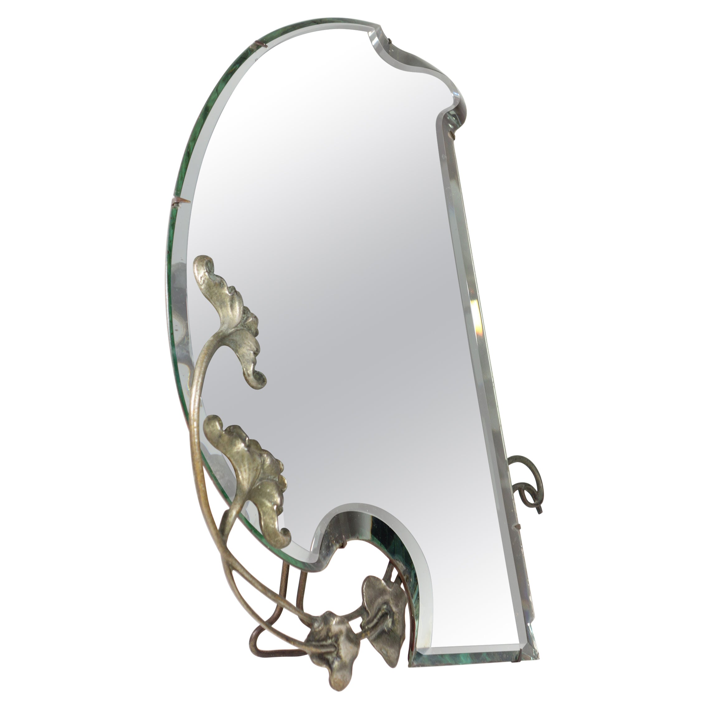 Early 1900 Luigi Fontana Fontana Arte Art Nouveau Table Mirror