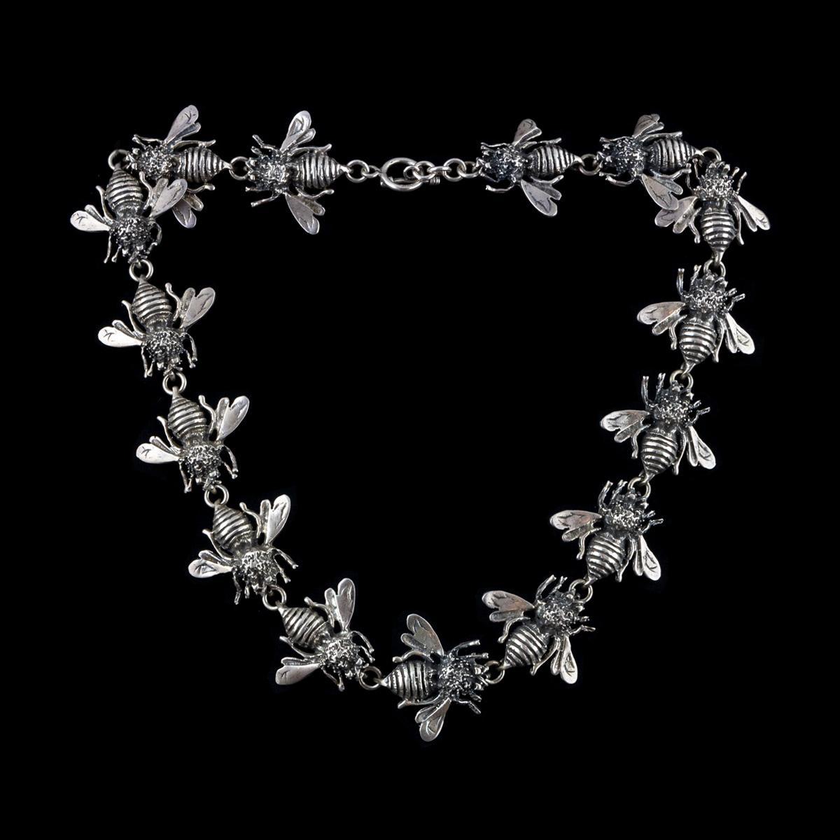 antique choker necklace silver