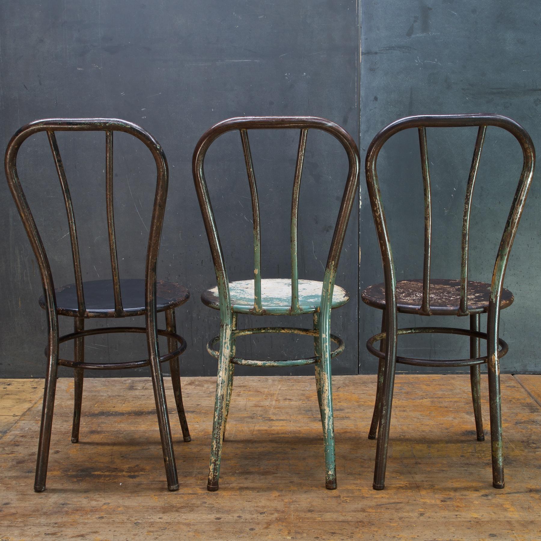 vintage steel chairs