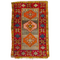 Early 1900s Anatolian Konya Rug