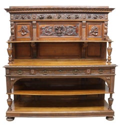 Early 1900's Antique Large, Renaissance Revival, Well-Carved, Sideboard!