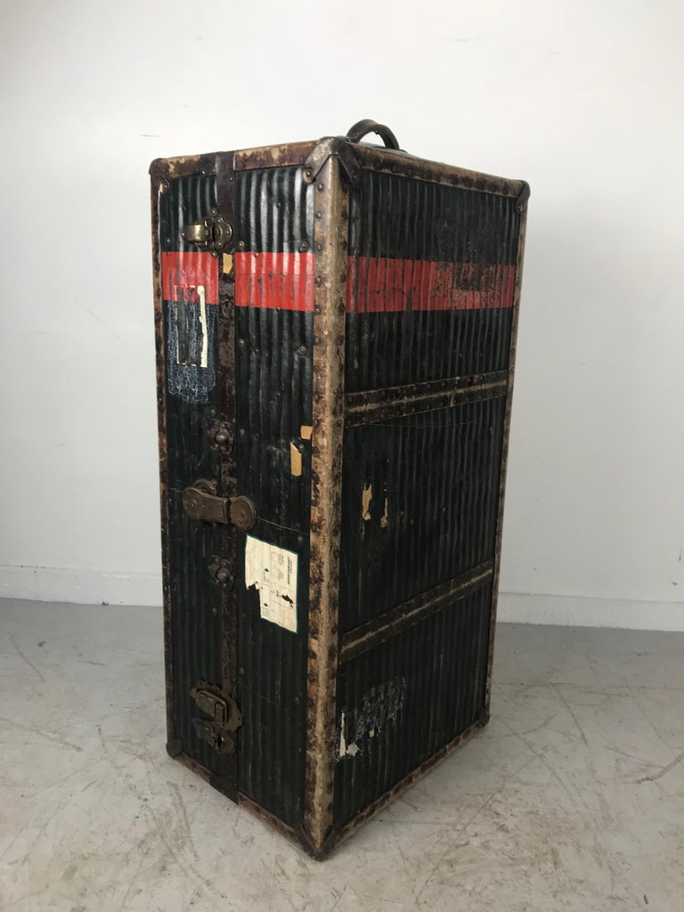 Early 1900s Antique Steamer Trunk from 