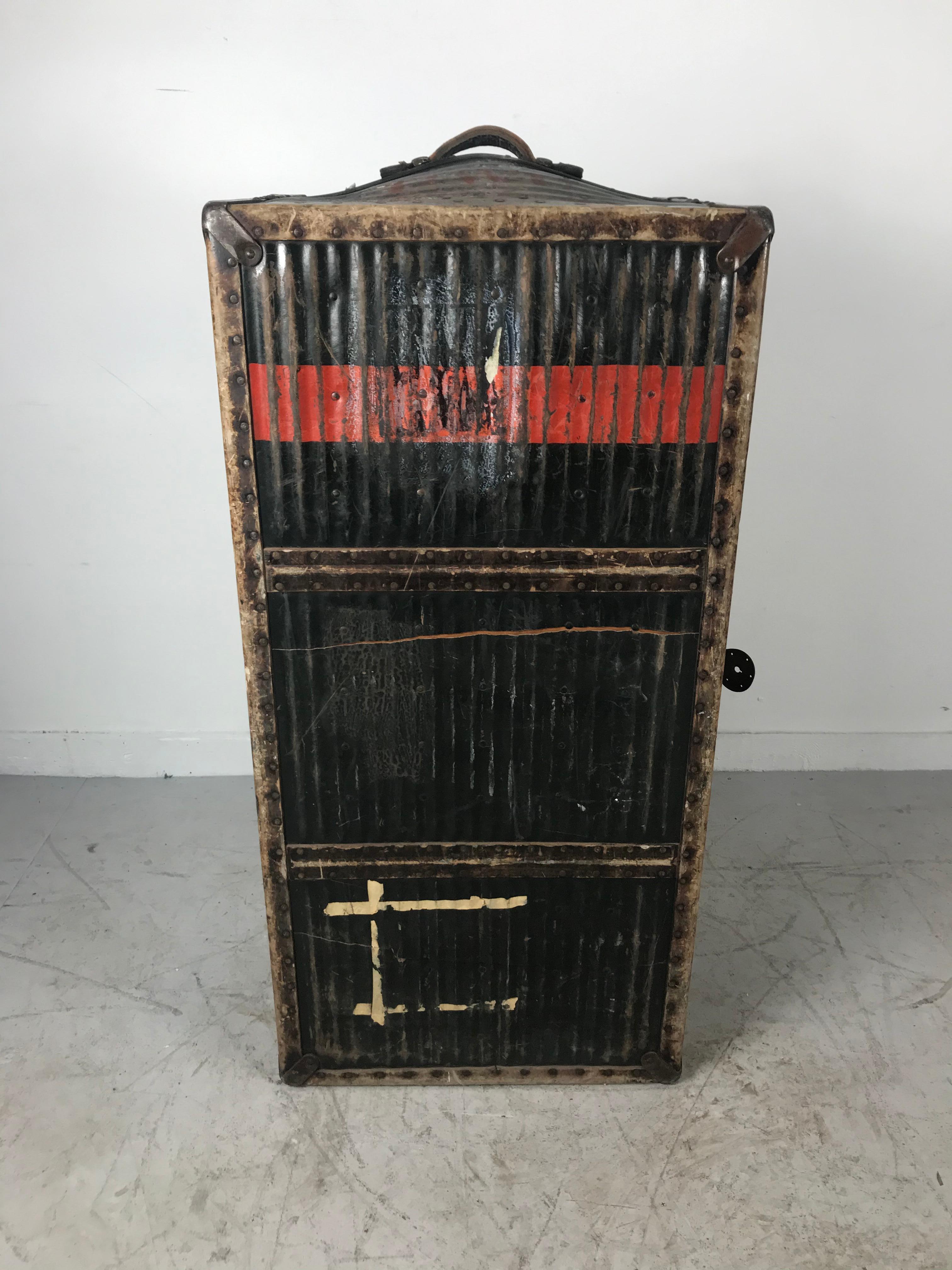 Early 1900s Antique Steamer Trunk from 