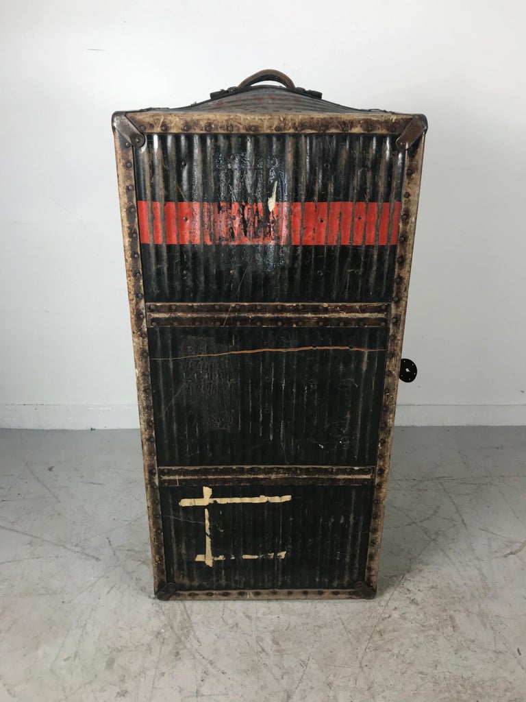 Early 1900s Antique Steamer Trunk from 