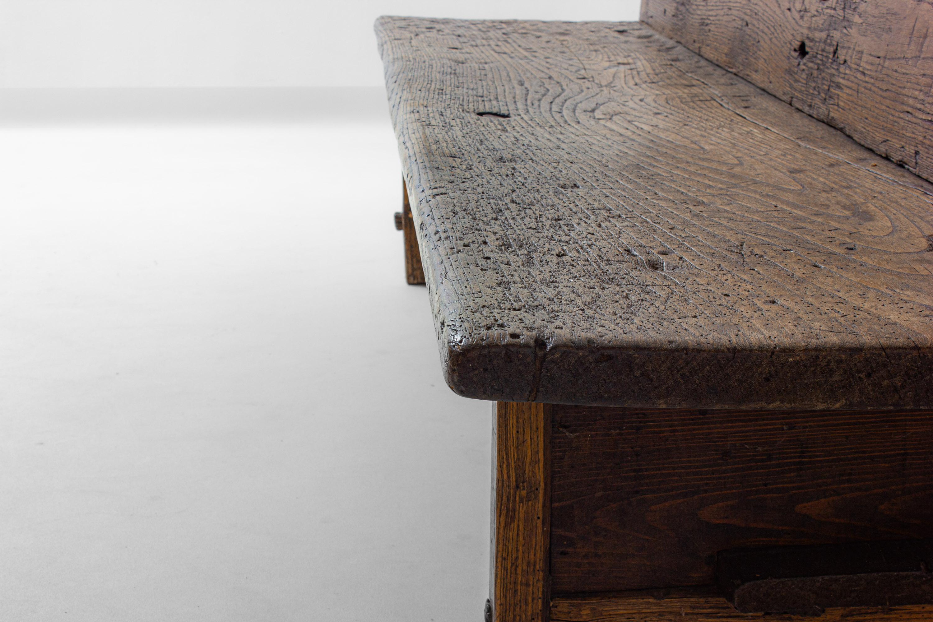 Banc fermette Art Populaire français du début des années 1900 en vente 5
