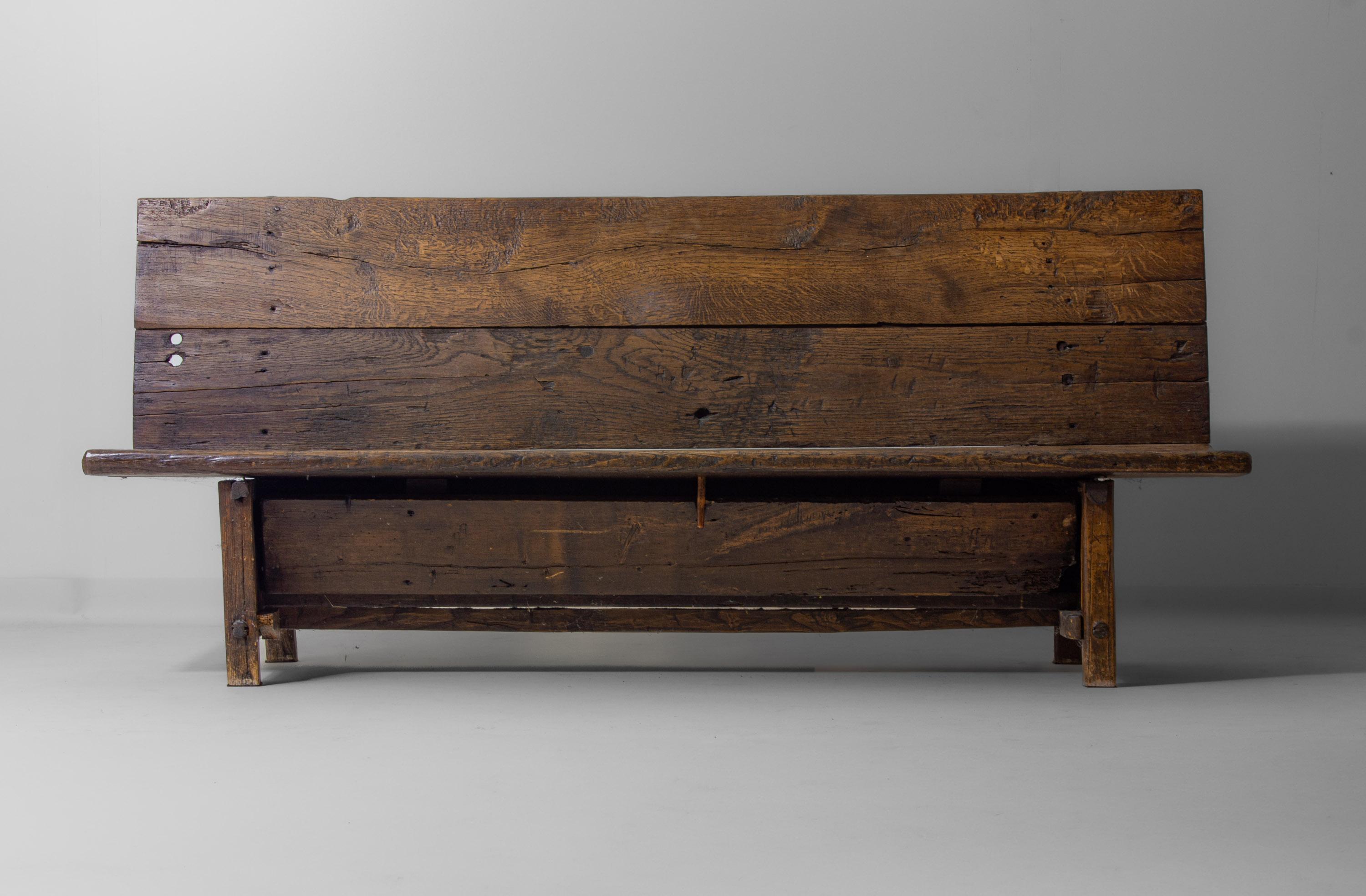 Bois Banc fermette Art Populaire français du début des années 1900 en vente