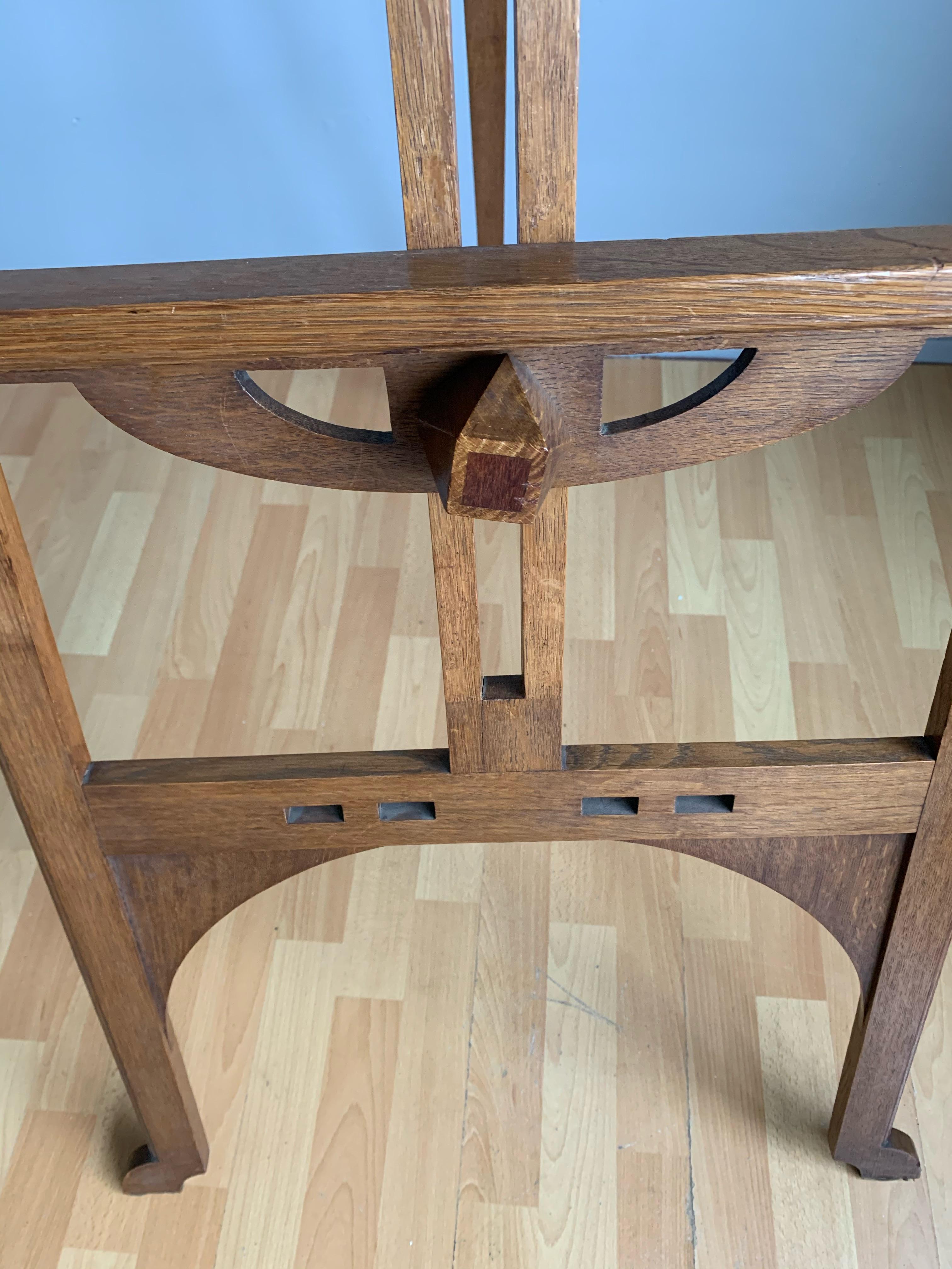 Early 1900s Arts & Crafts Gallery Display Stand / Artist's Studio Floor Easel 3