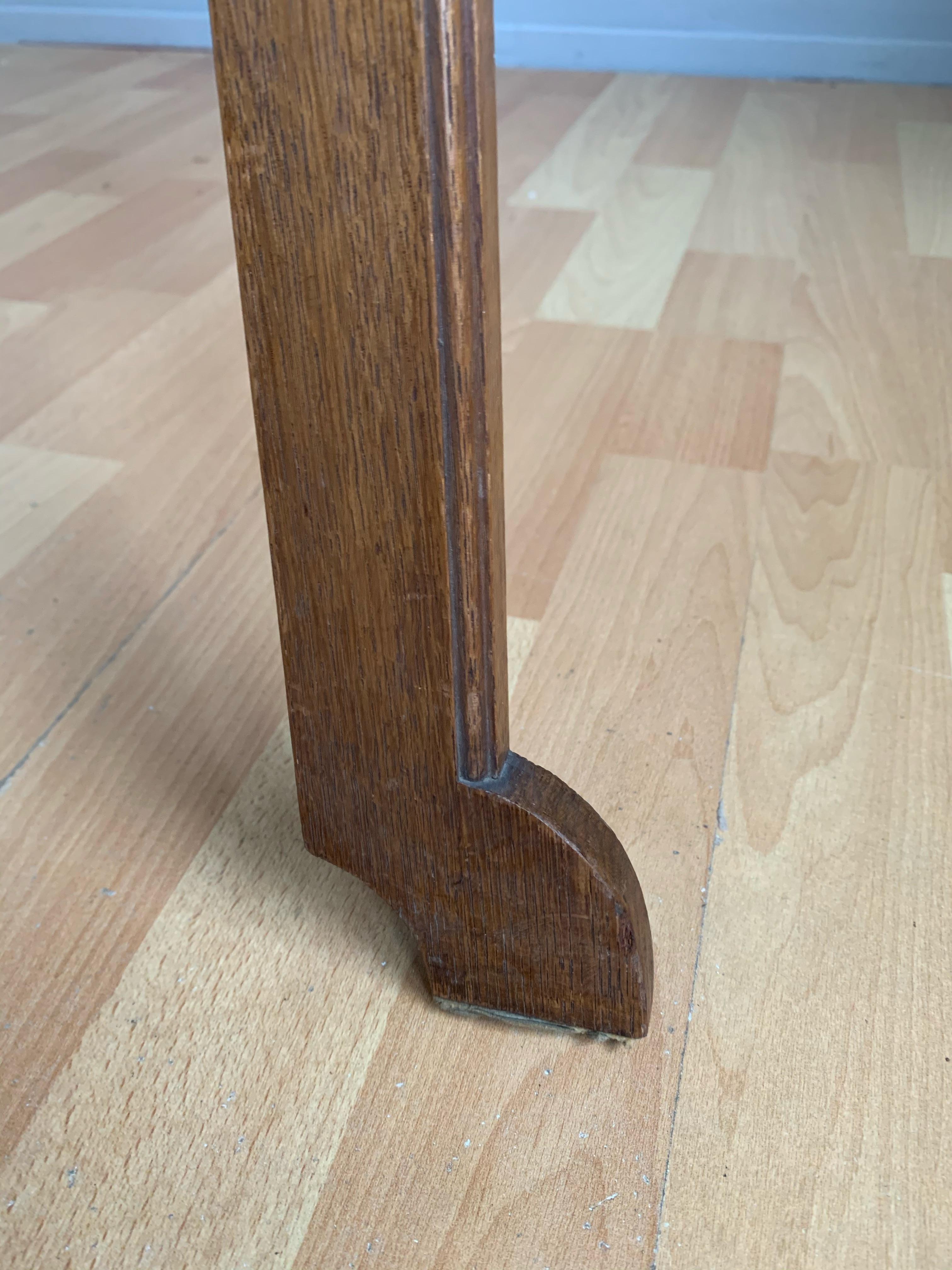 Early 1900s Arts & Crafts Gallery Display Stand / Artist's Studio Floor Easel 4