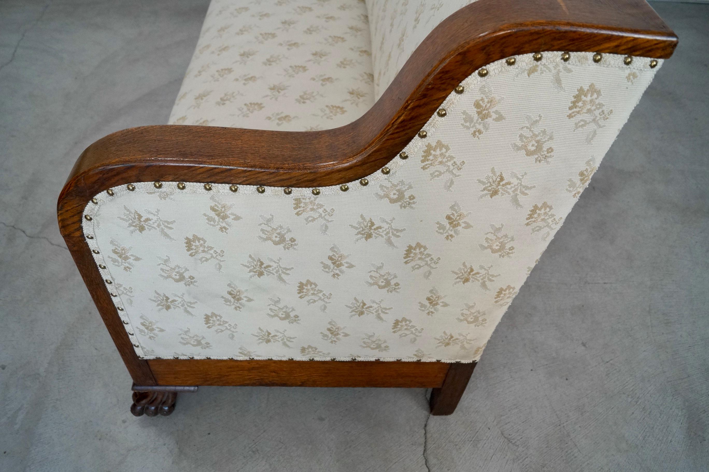 Early 1900's Arts & Crafts Mission Sofa  For Sale 6