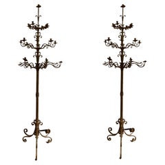 Early 1900s Bronze Candelabras