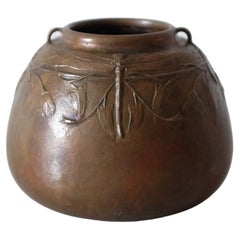 Early 1900s Bronze Vase by Hugo Elmqvist