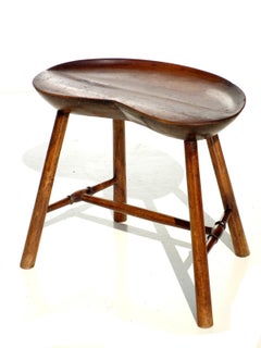 Early 1900s by Adolf Loos Secessionist Wood Pair of Stools