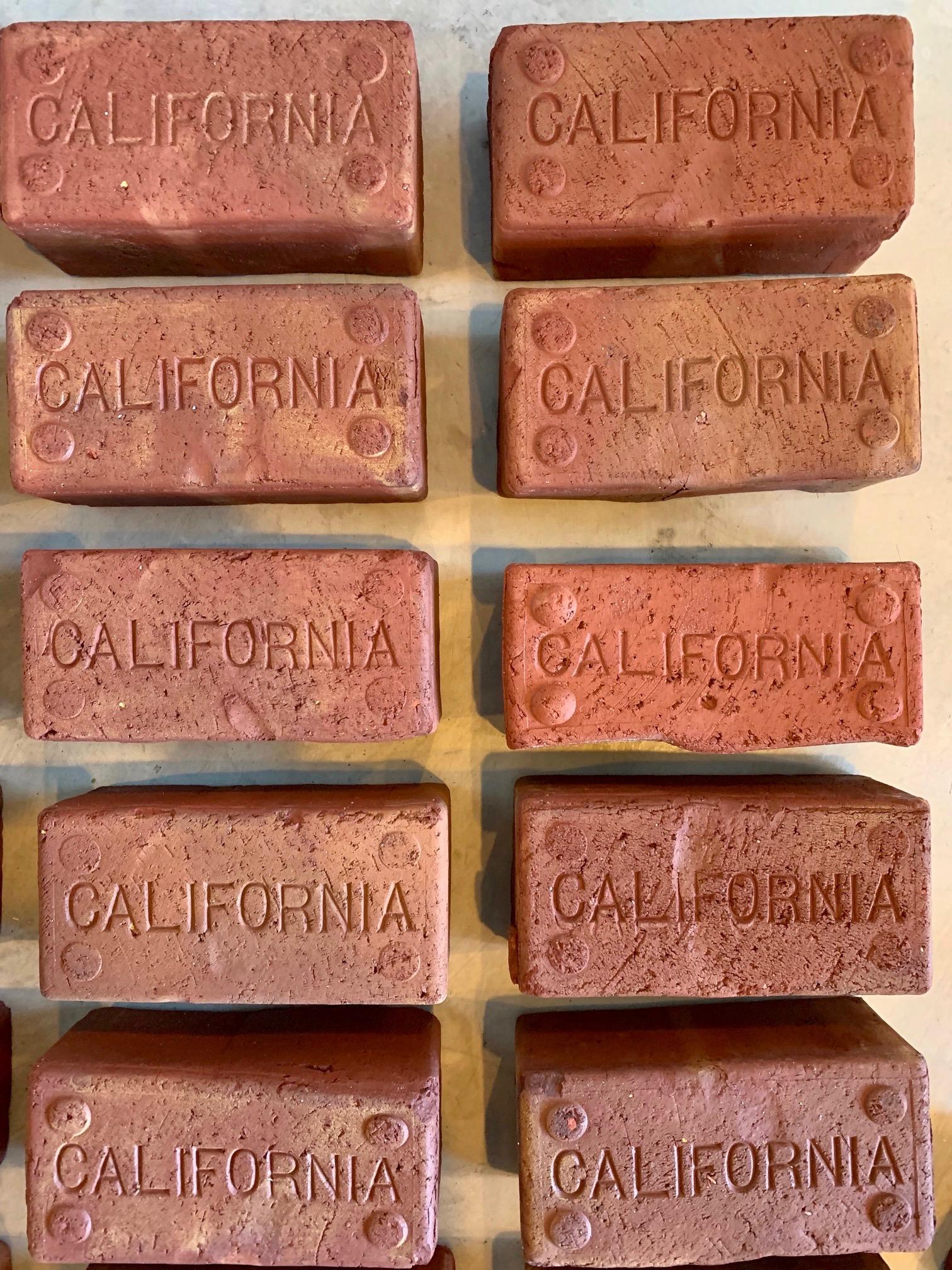 Early 1900s California Bricks In Good Condition In Los Angeles, CA