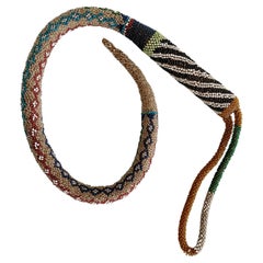 Early 1900s Century Turkish Beaded Horse Whip
