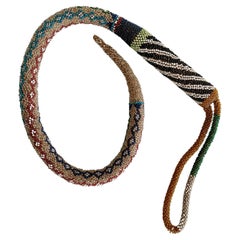 Early 1900s Century Turkish Beaded Horse Whip