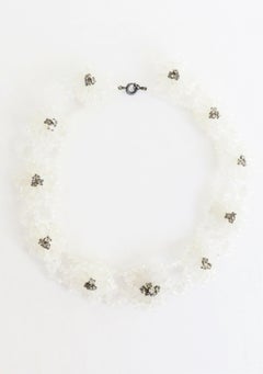 Collar de cristal de principios de 1900