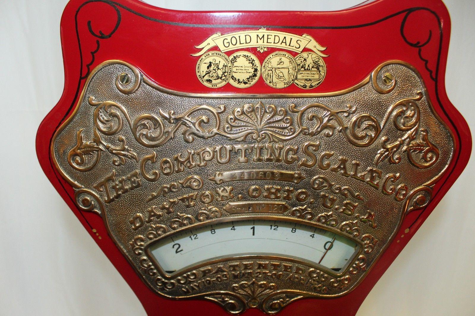 American Early 1900s Dayton Style 120 Computing Scale Co.  For Sale