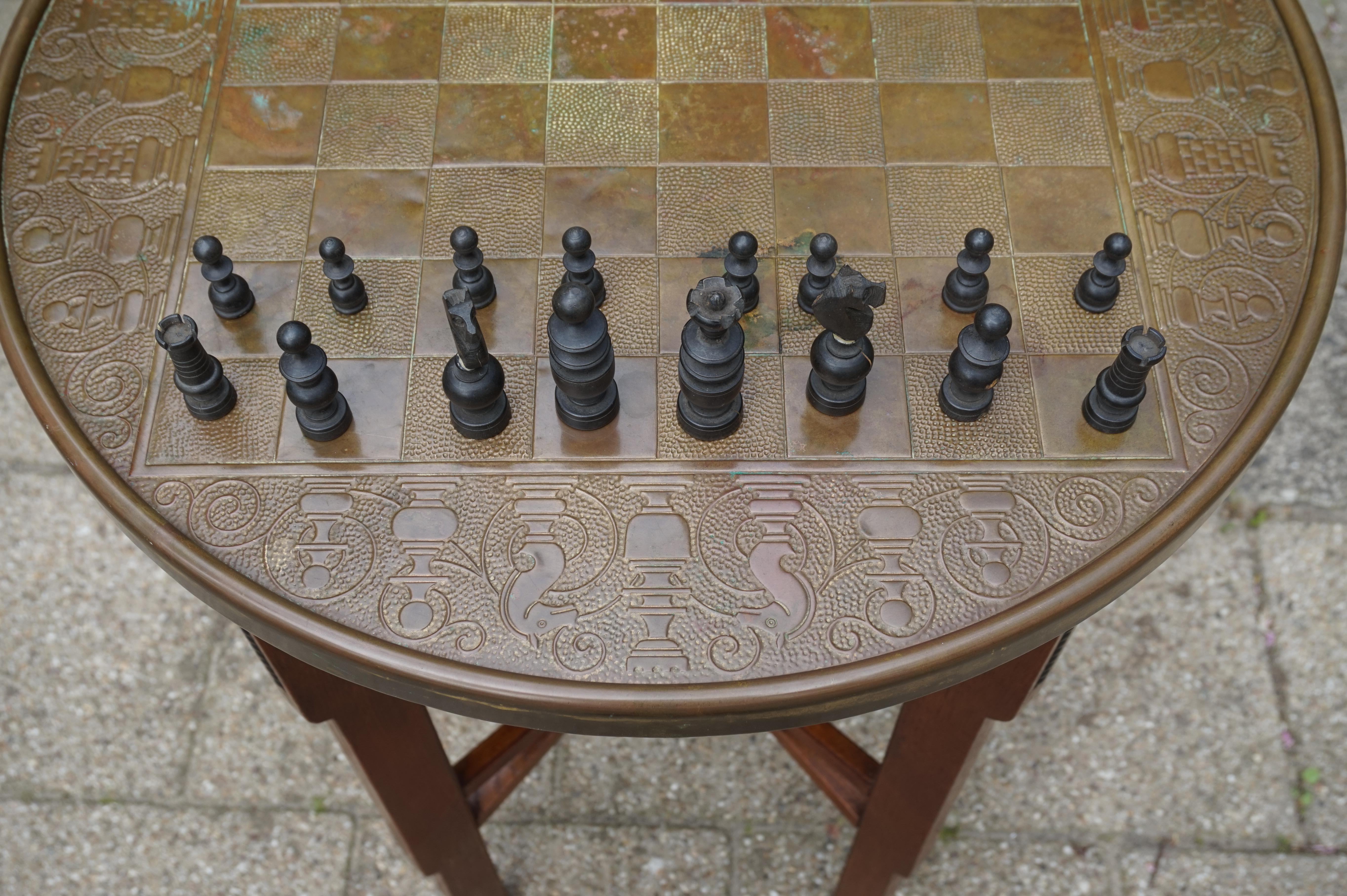 high top chess table