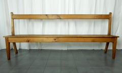 Early 1900s Folk Art Primitive Long Bench
