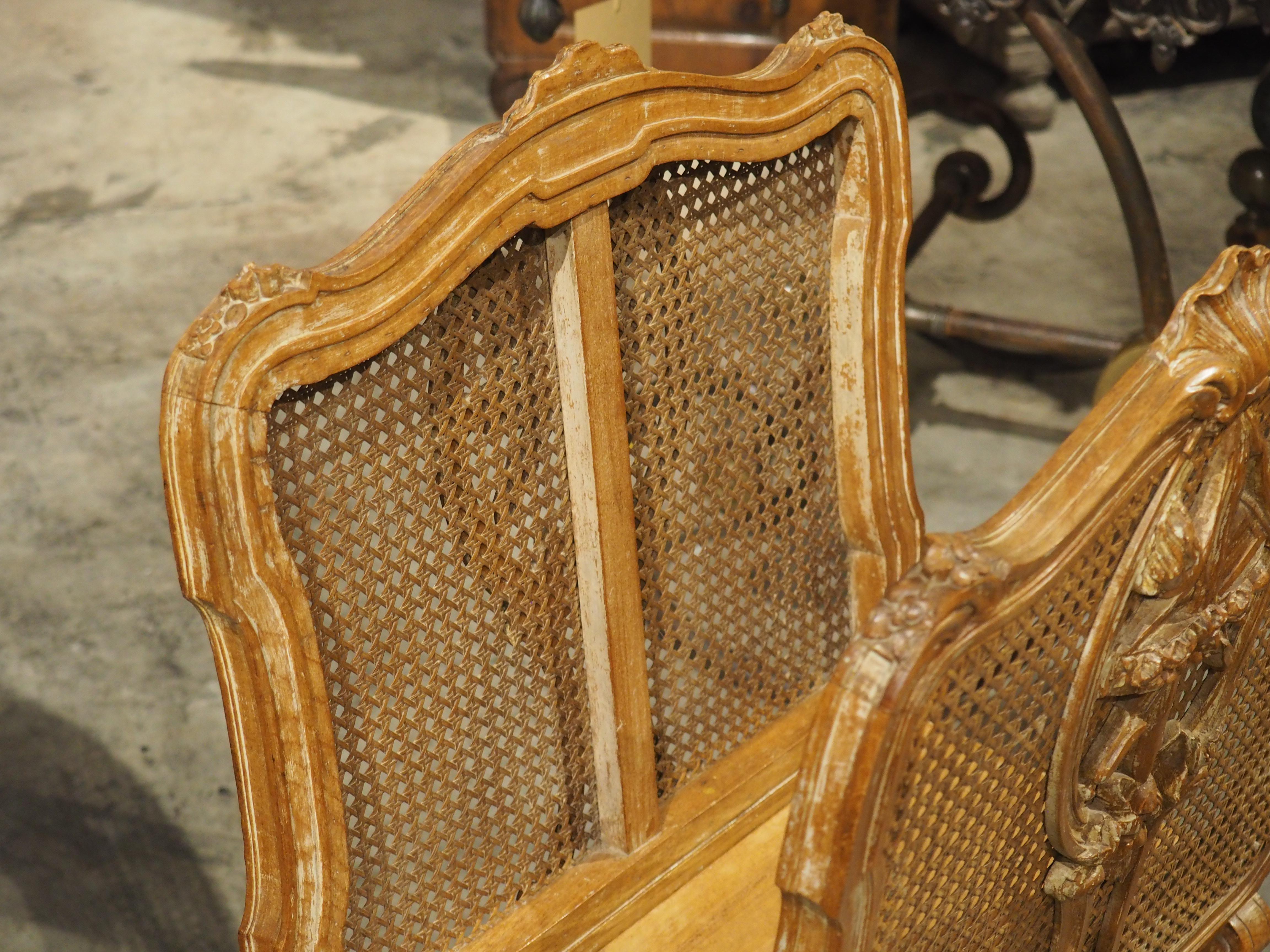 Porte-feuille de partitions à cannes de style Louis XVI du début des années 1900 Bon état - En vente à Dallas, TX
