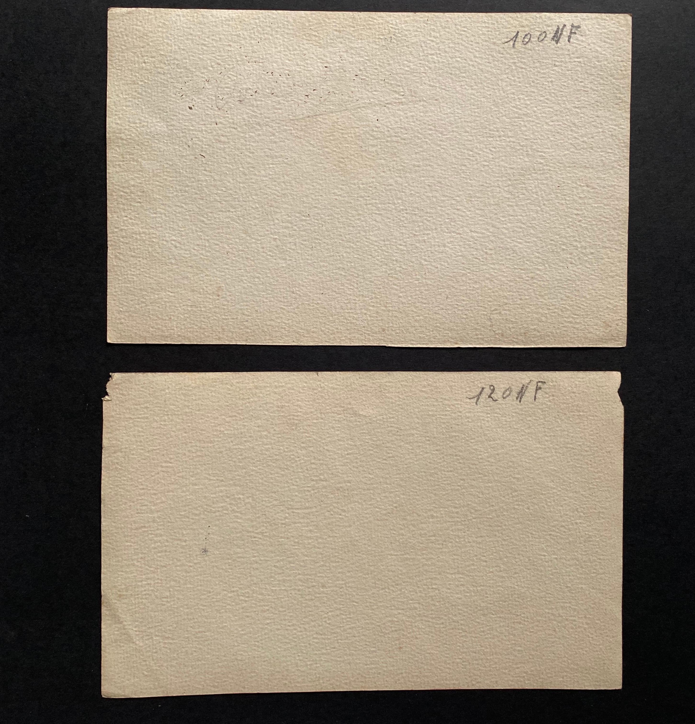 20ième siècle Aquarelles de fleurs signées par l'impressionniste française Marie Carreau du début des années 1900 en vente