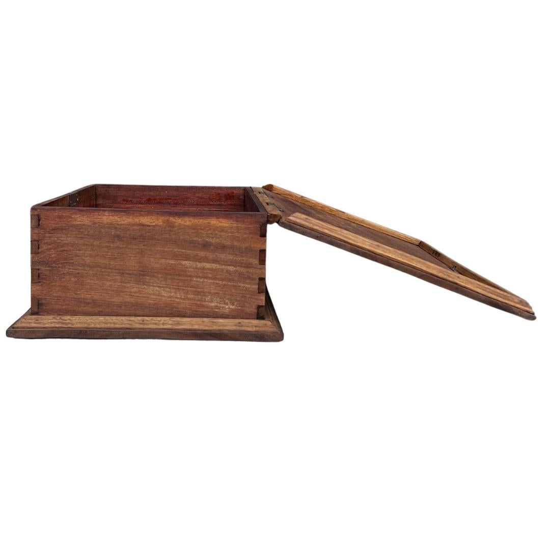Early 1900s French Oak Box For Sale 1