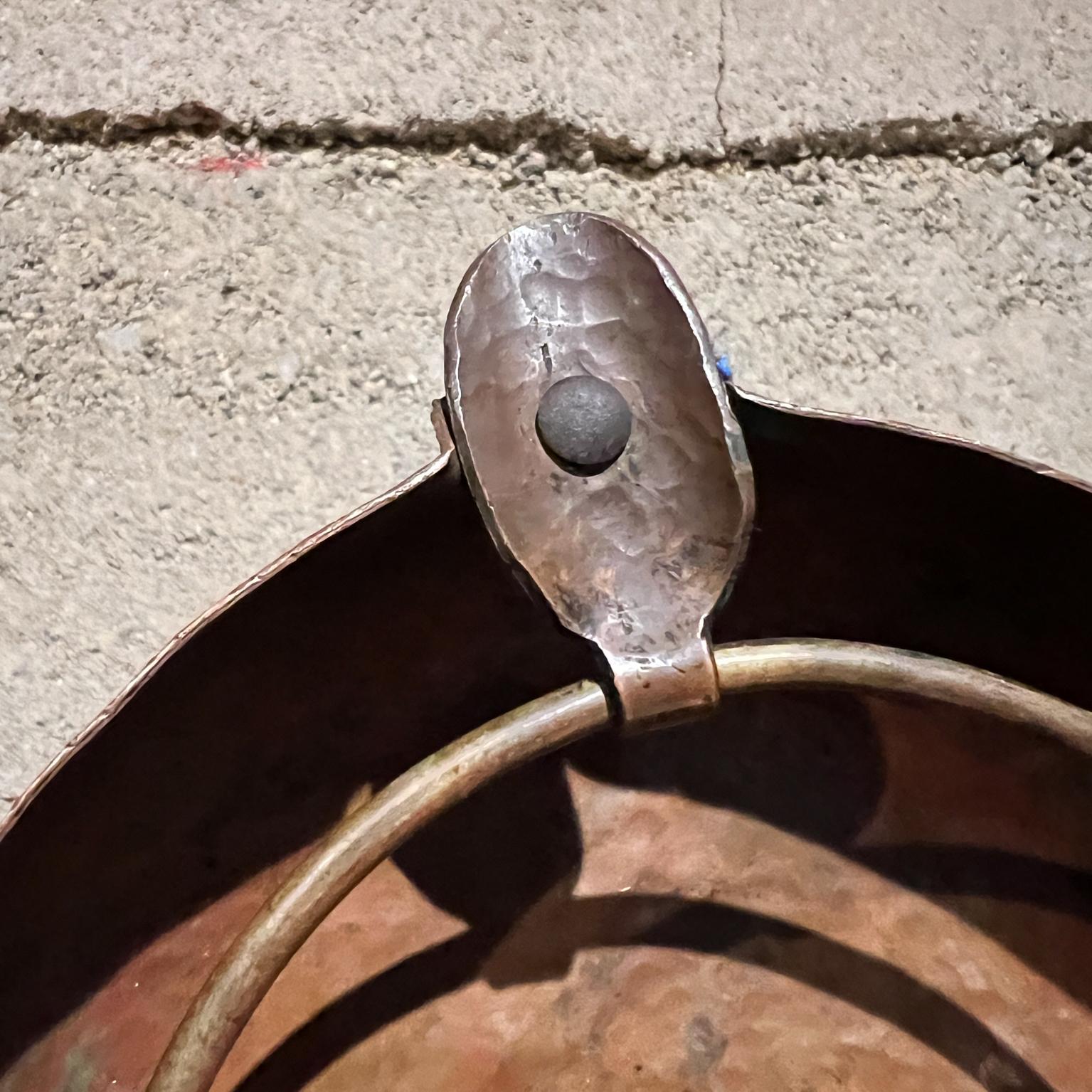 Early 1900s Hammered Copper Ashtray For Sale 1