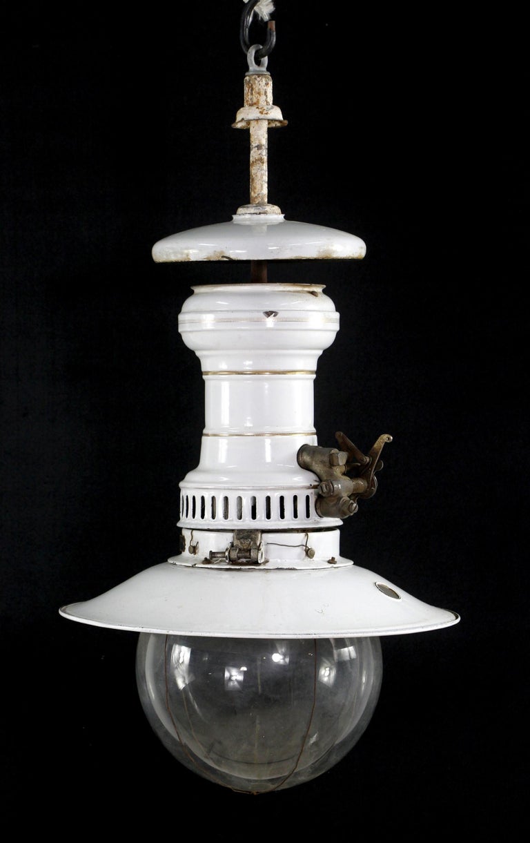 Early 1900s Humphrey Inverted ARC Pendant Light by General Gas Light Co