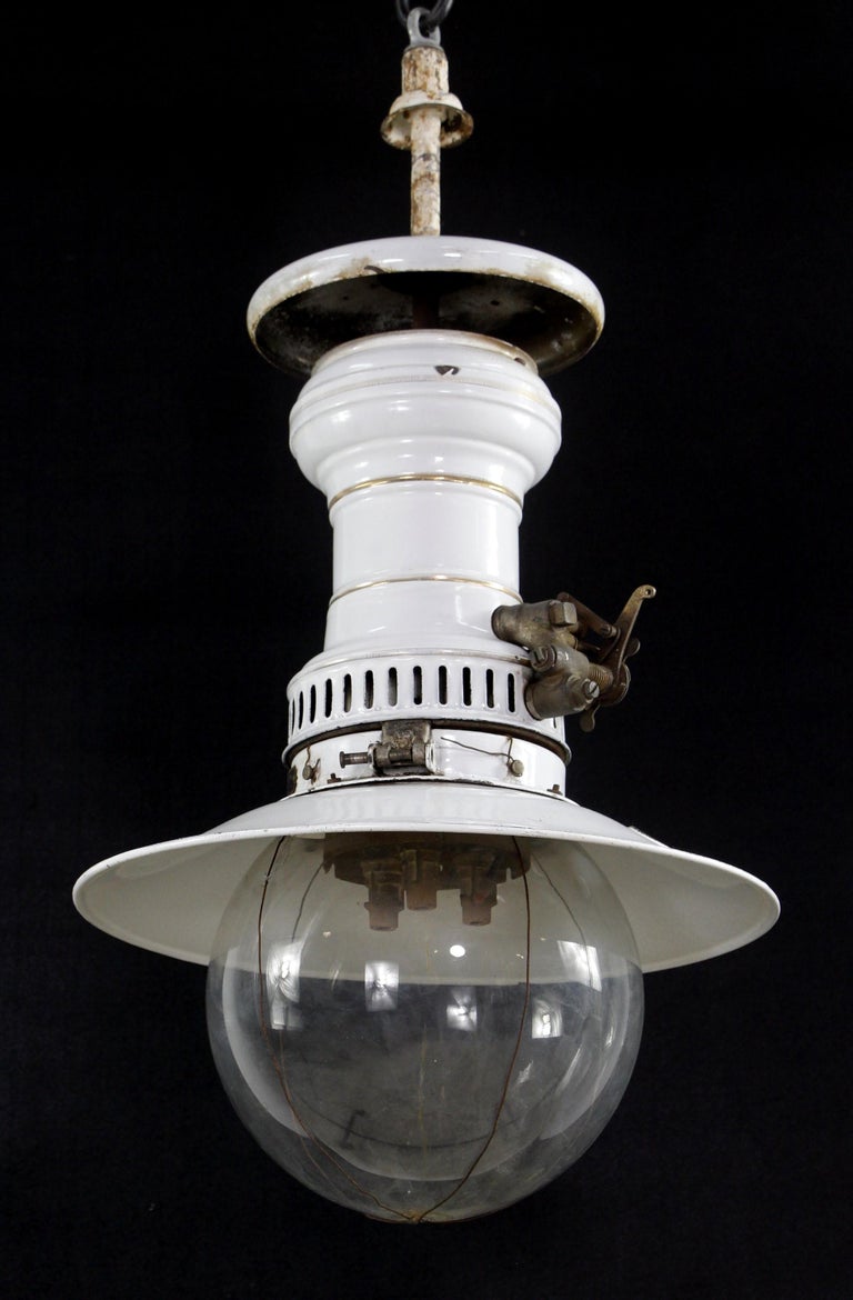 Early 1900s Humphrey Inverted ARC Pendant Light by General Gas Light Co