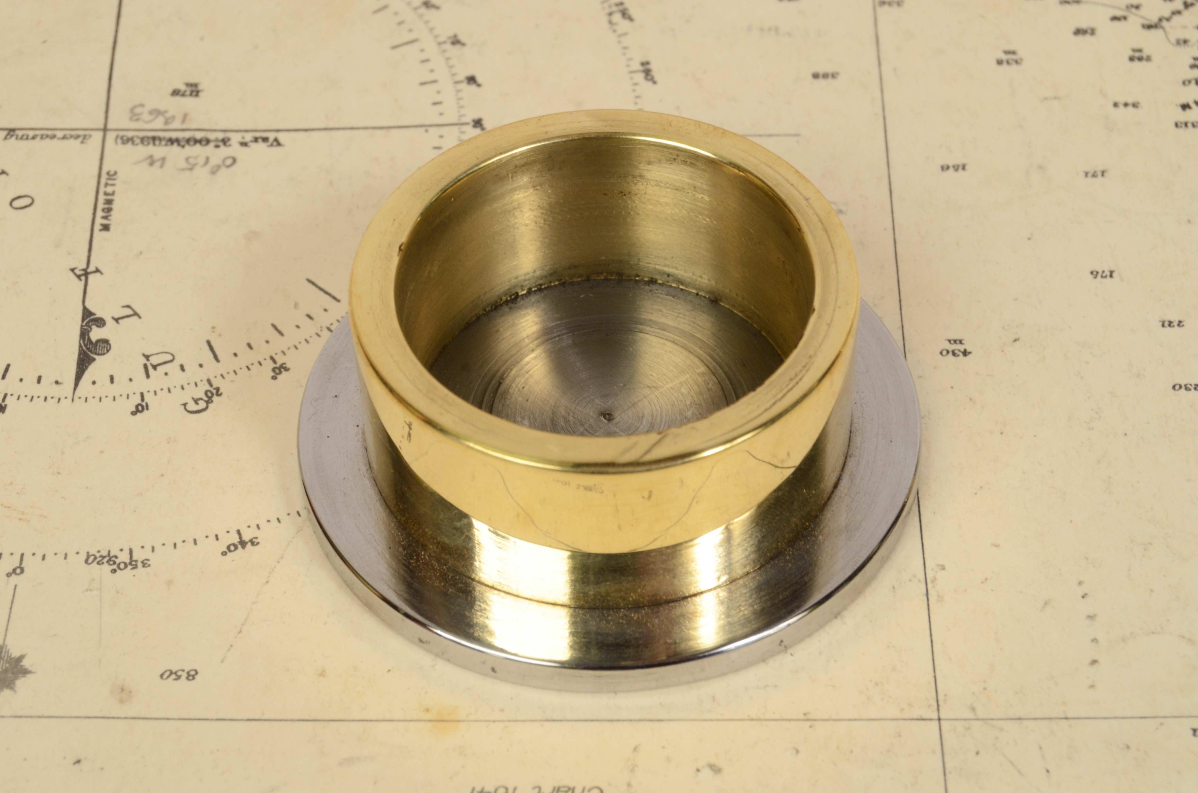 Early 1900s Magnetic Compass Signed Henry Browne & Son Antique Navigation Device 5