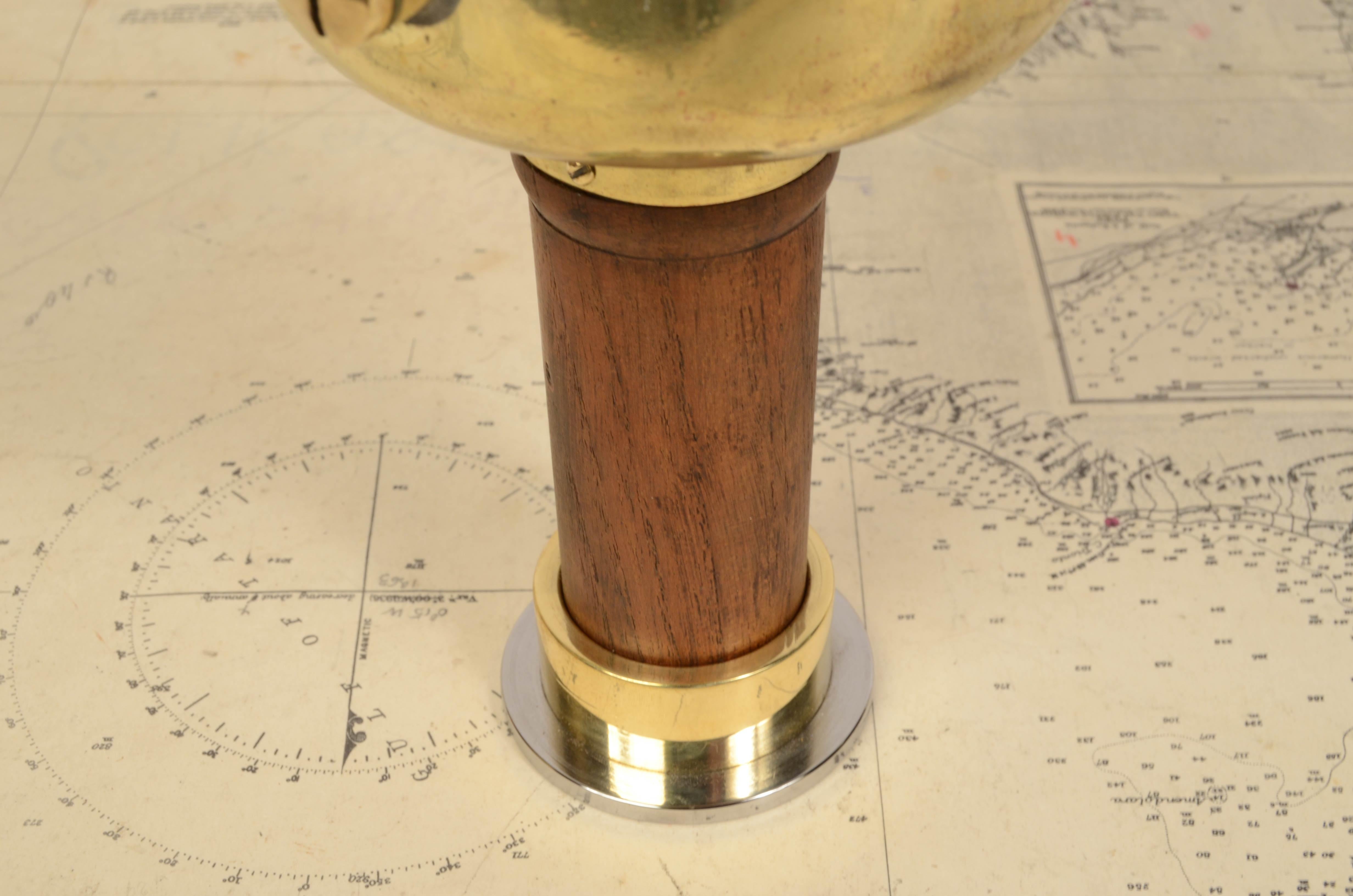 Early 1900s Magnetic Compass Signed Henry Browne & Son Antique Navigation Device 7