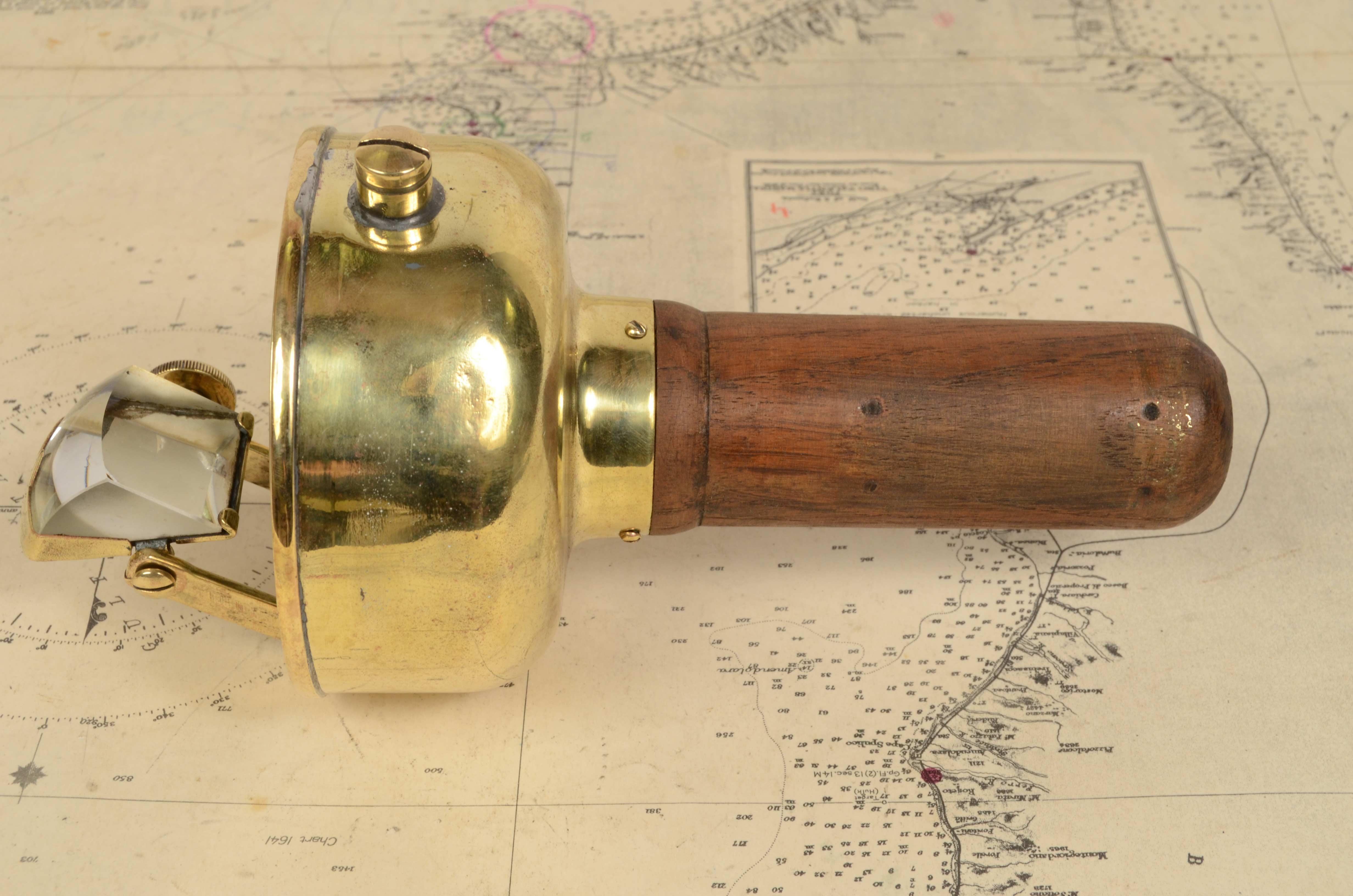 Early 1900s Magnetic Compass Signed Henry Browne & Son Antique Navigation Device 10
