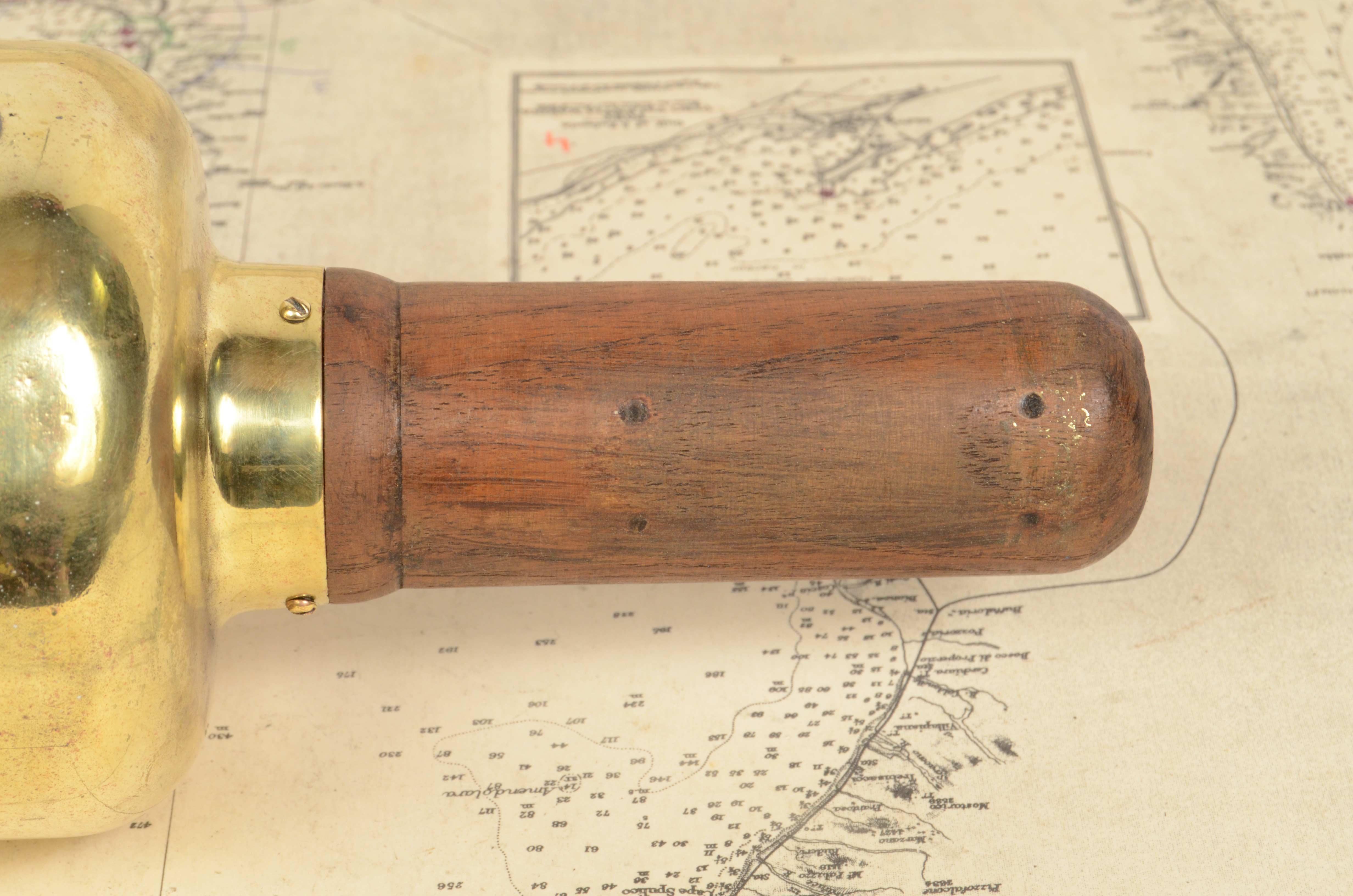 Early 1900s Magnetic Compass Signed Henry Browne & Son Antique Navigation Device 11