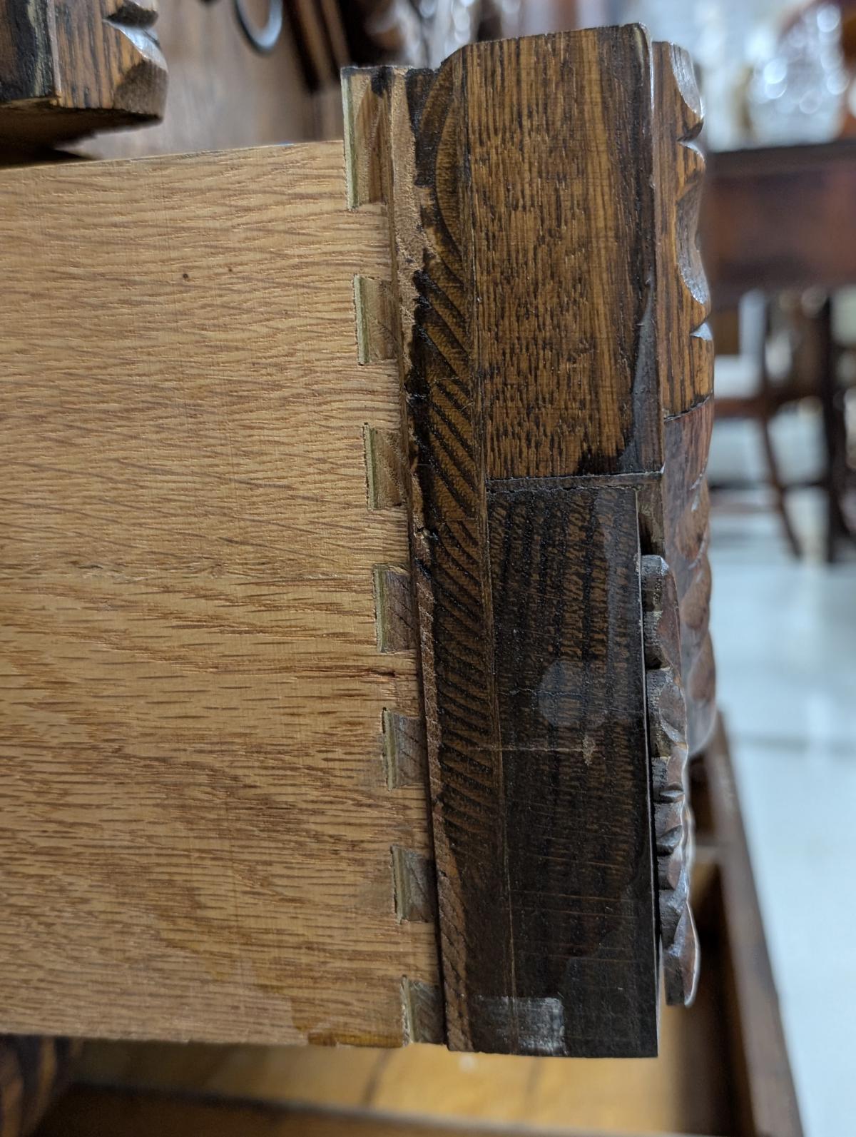 Credenza, buffet in stile rinascimentale in Oak dei primi del '900 in vendita 5
