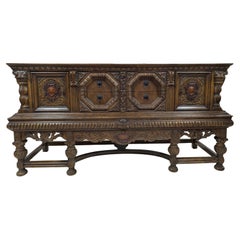Buffet en chêne du début des années 1900, style Renaissance
