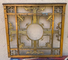 Early 1900's Patinated Bronze Garden Gate Door/ Pedestrian Gate