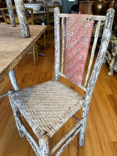 Early 1900s Rustic Hickory Dining Set by Old Hickory Furniture Co.