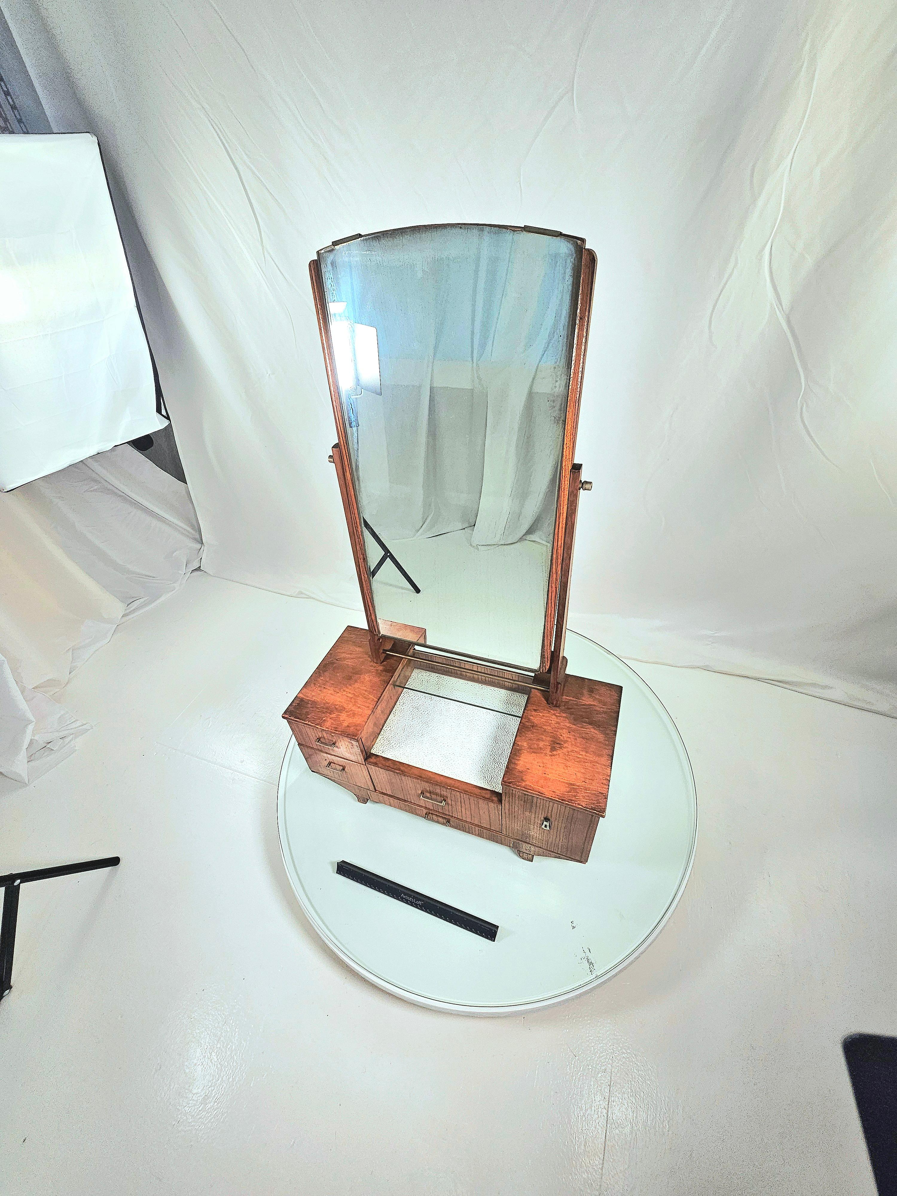 Early 1900s Salesman Sample Miniature Vanity For Sale 4