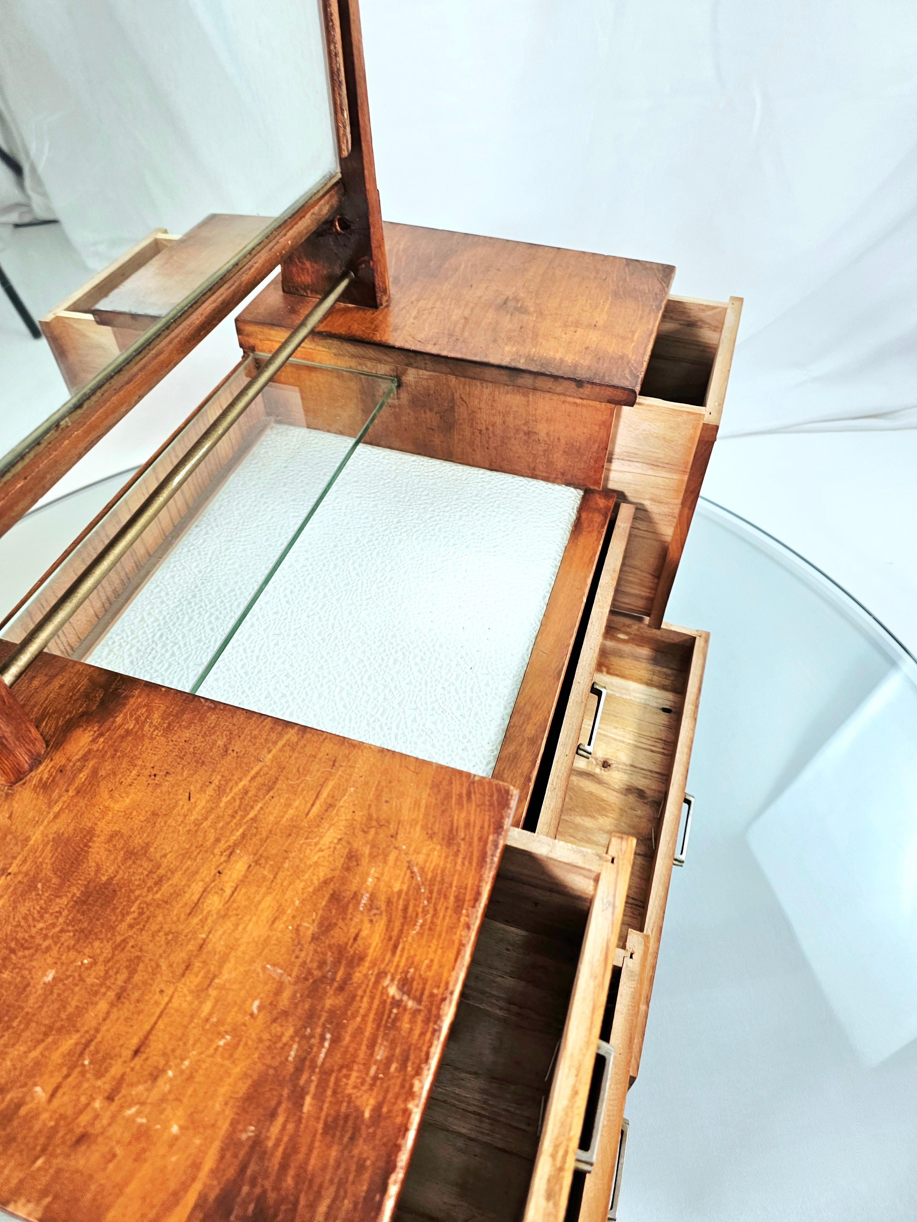 Early 20th Century Early 1900s Salesman Sample Miniature Vanity For Sale