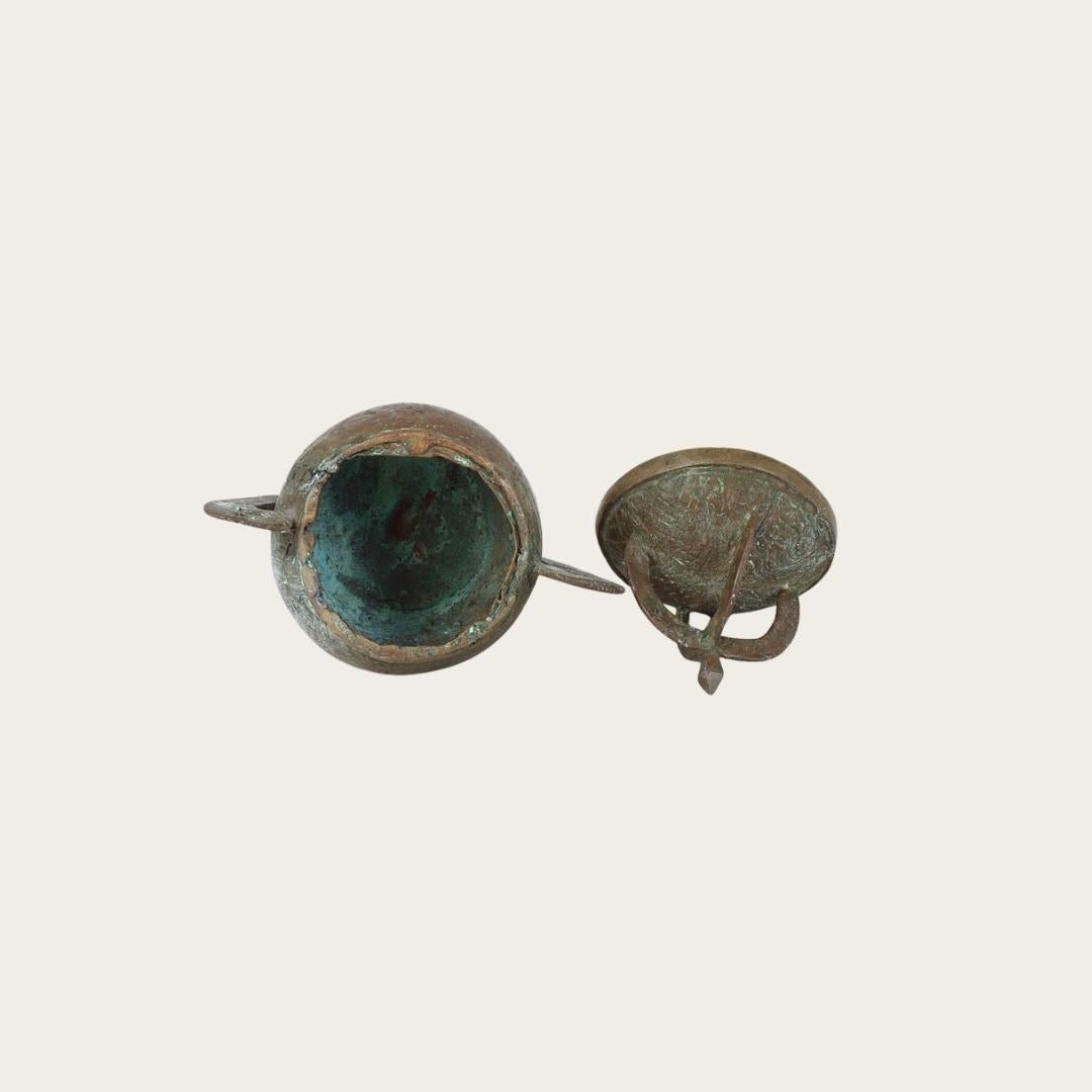Suédois Brûleur d'encens suédois en bronze patiné du début des années 1900 en vente