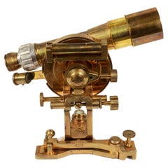 Antiker französischer Vermessungsingenieur, Frühe 1900er Jahre, Teleskopflugzeug, prätorianisches Tablett