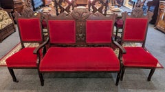 Early 1900s Victorian Parlor 3 Piece Set