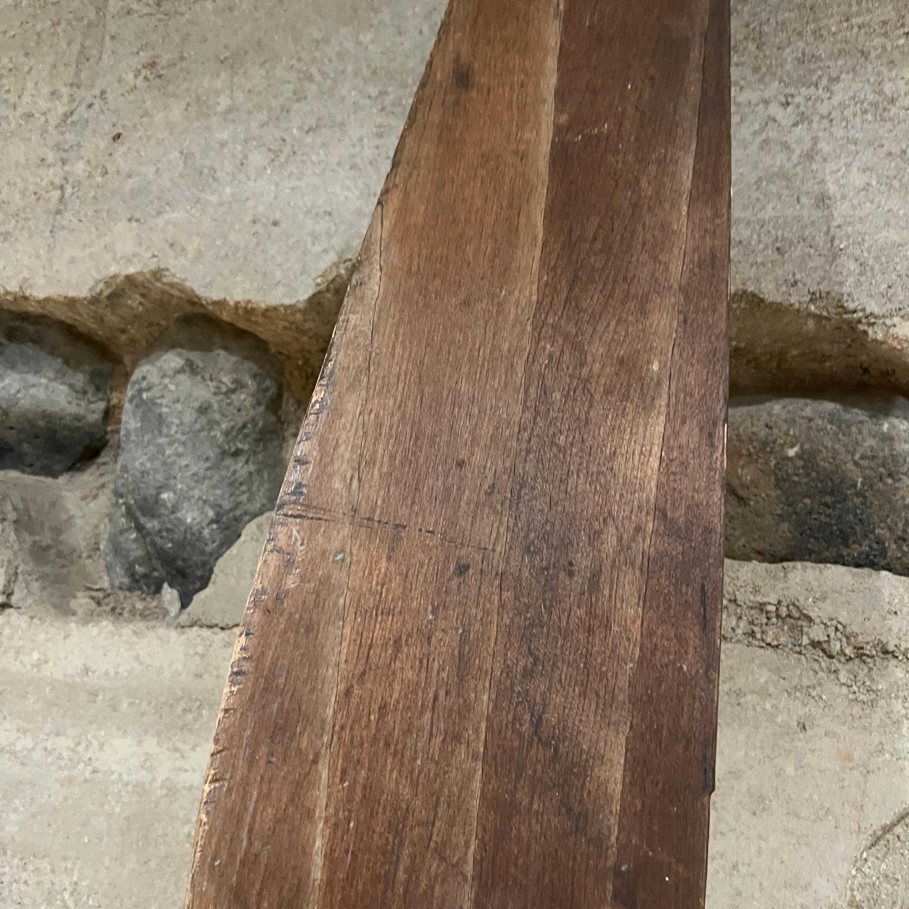 20ième siècle Sculpture d'hélice d'avion en bois massif du début des années 1900 Décoration murale en vente
