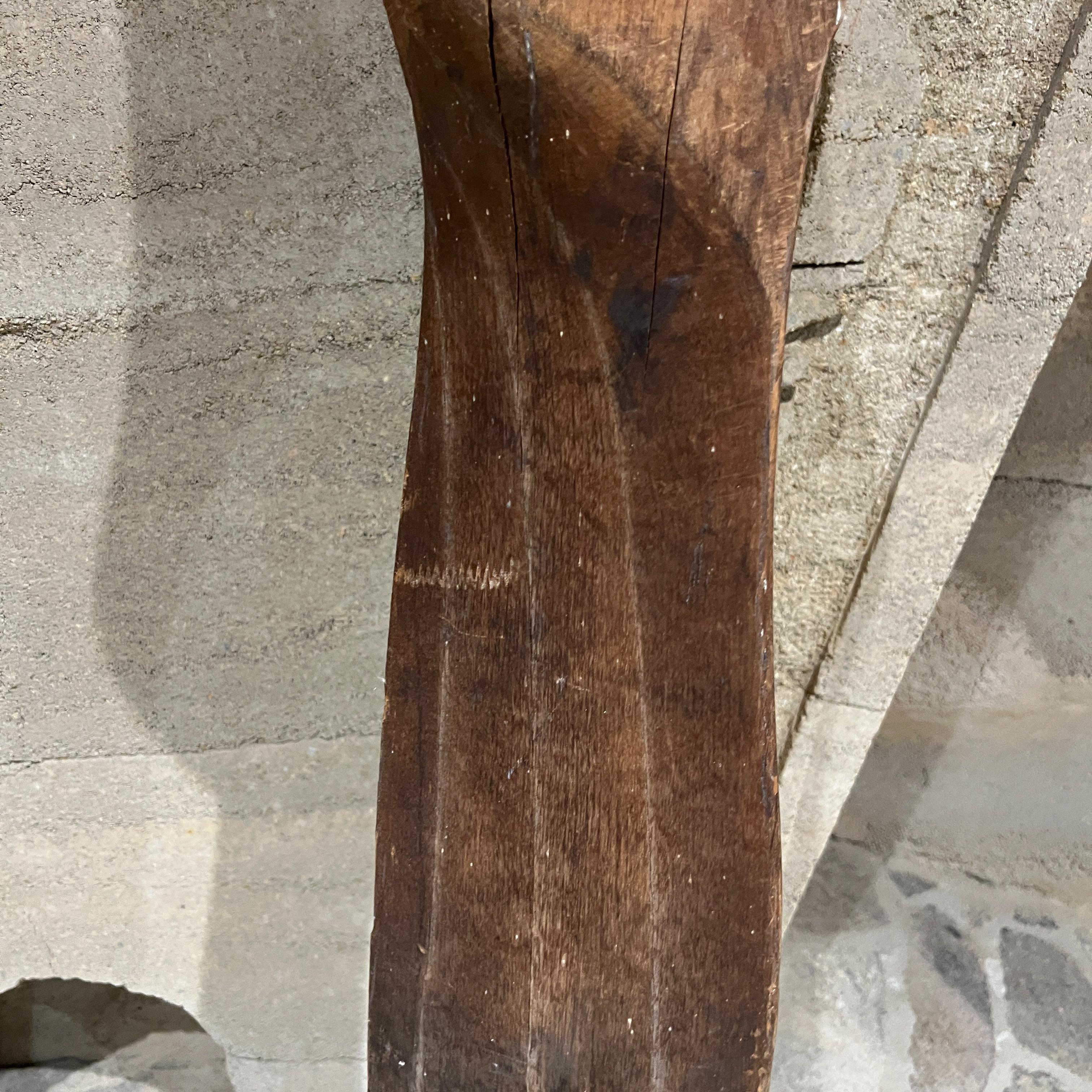 Sculpture d'hélice d'avion en bois massif du début des années 1900 Décoration murale en vente 1