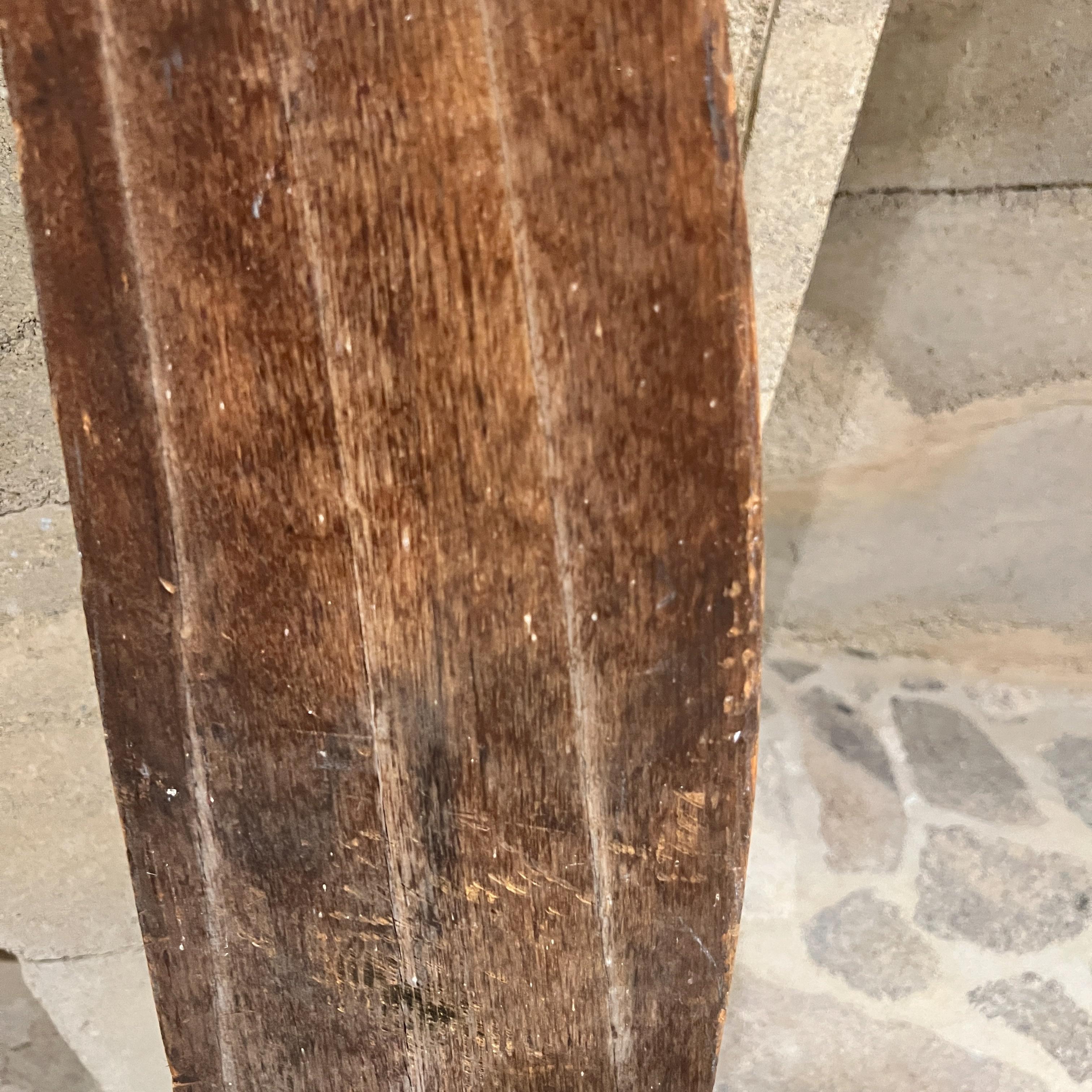 Sculpture d'hélice d'avion en bois massif du début des années 1900 Décoration murale en vente 3