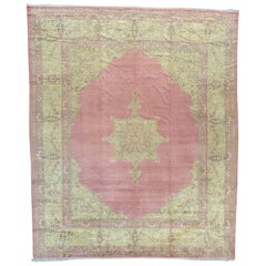 1920s Pink Antique Turkish Sivas Rug - 11
8" x 14
0"